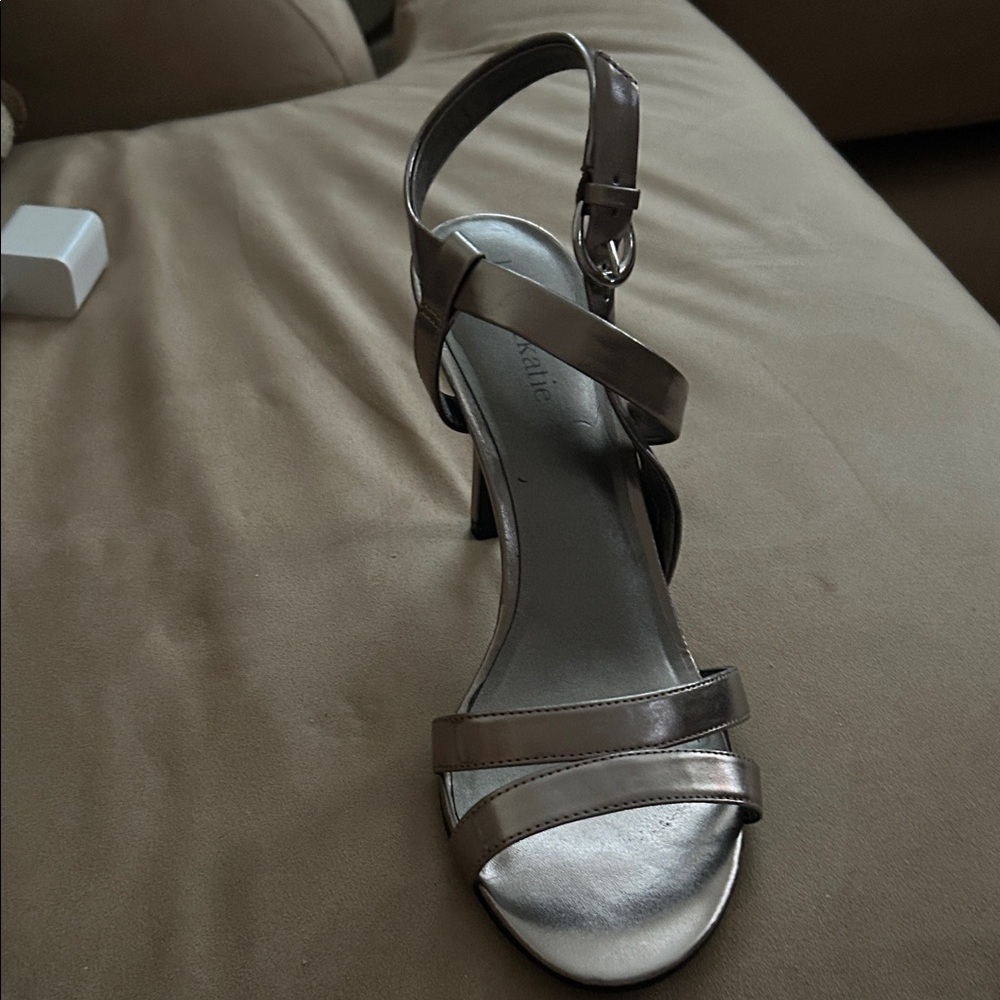 Kelly & Katie Metallic Strappy Heels
